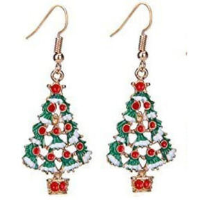 5/$25 Stocking Stuffer Sale Christmas Tree Dangle Christmas Earrings Sale